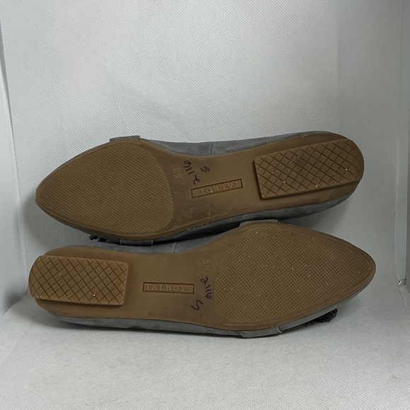 Talbots Gray Suede Tassel Loafer Flats Leather Women’s Size 5 - Picture 13 of 13